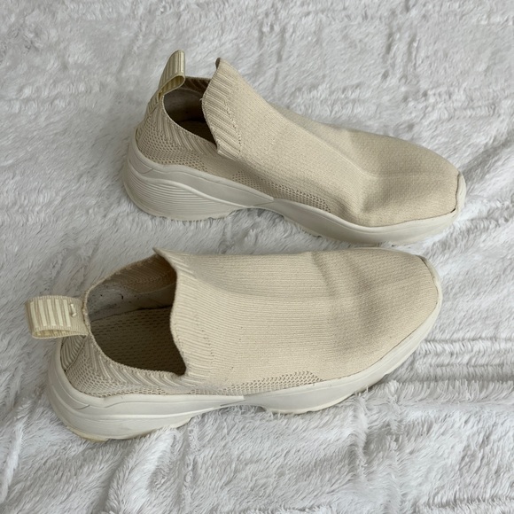 H&M Cream/Beige Sock Slip-On Women's Sneakers - Picture 12 of 15